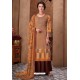 Orange Pure Zam Cotton Digital Printed Suit