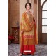 Multi Colour Pure Zam Cotton Designer Suit