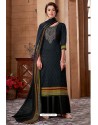 Black Pure Zam Cotton Digital Printed Suit