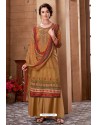 Brown Pure Zam Cotton Digital Printed Suit