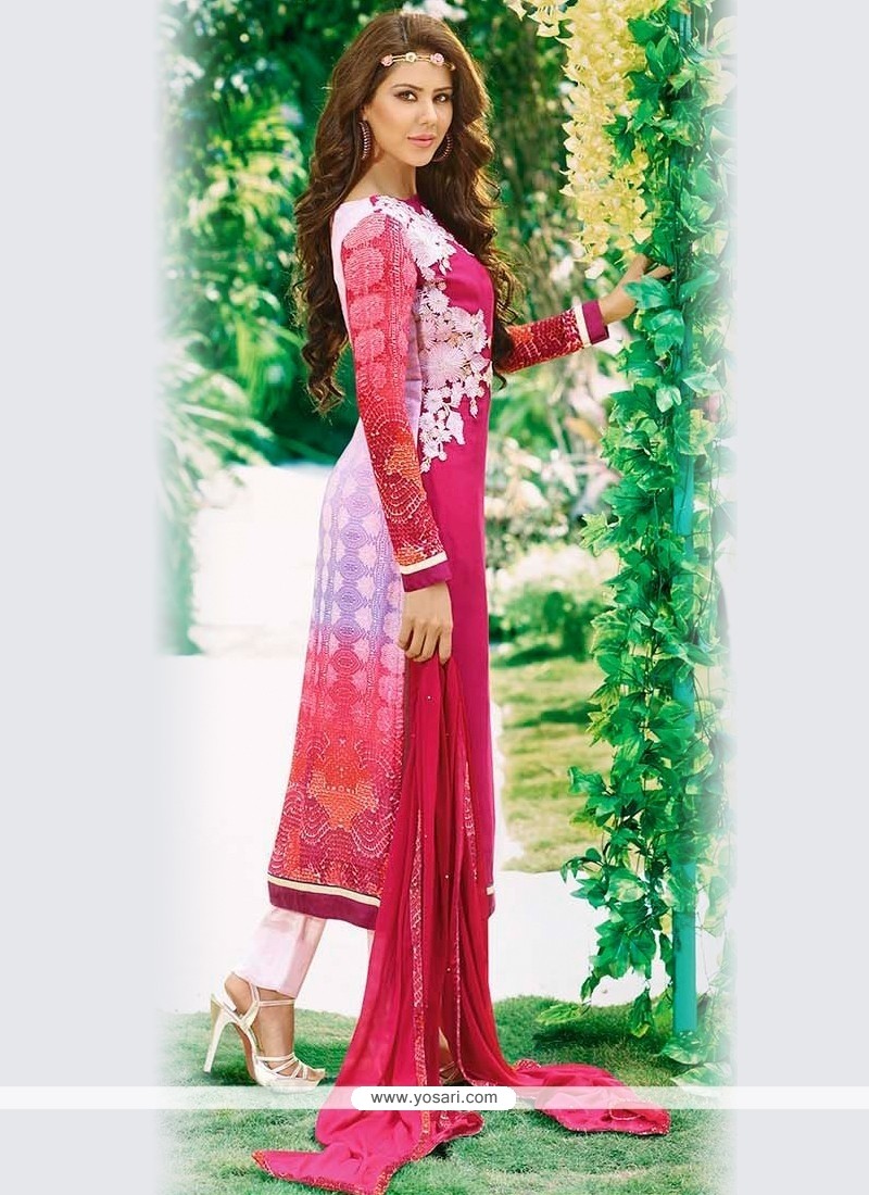 Incredible Embroidered Work Salwar Suit