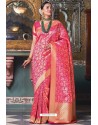 Rani Handloom Silk Party Wear Designer Saree