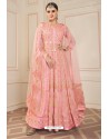 Pink Heavy Faux Georgette Anarkali Suit