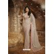 Light Grey Barfi Silk Designer Saree