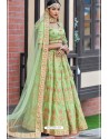 Green Chennai Silk Designer Lehenga Choli