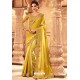 Yellow Highlight Silk Designer Saree