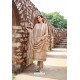 Beige Muslin Embroidered Straight Suit