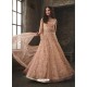 Baby Pink Soft Net Embroidered Anarkali Suit