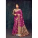 Rani Silk Printed Saree