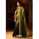 Green Silk Party Wear Saree