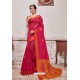 Rani Banarasi Cotton Silk Saree