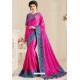 Rani Natural Fabric Party Wear Designer Saree