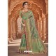 Green Silk Designer Border Worked Saree