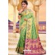 Green Heavy Jacquard Work Designer Silk Saree