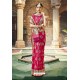 Rani Designer Wedding Wear Banarasi Silk Saree