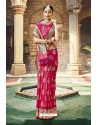 Rani Designer Wedding Wear Banarasi Silk Saree