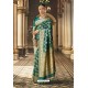 Dark Green Wedding Wear Banarasi Silk Saree