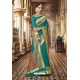 Teal Banarasi Silk Designer Saree