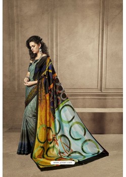 Eyeful Multi Colour Designer Digital Printed Saree
