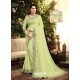 Green Two Tone Silk Georgette Saree