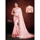 Pink Designer Satin Georgette Digital Printed Saree