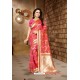 Fuchsia Party Wear Banarasi Silk Saree