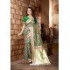 Forest Green Party Wear Banarasi Silk Saree