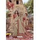 Beige Heavy Designer Chanderi Silk Saree