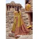 Mustard Heavy Designer Chanderi Silk Saree