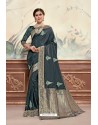 Nice Looking Black Party Wear Poly Silk Saree