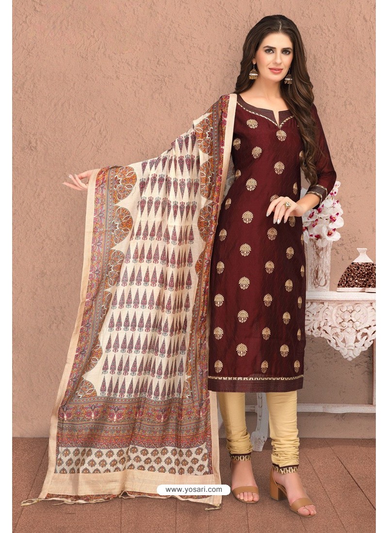 Banarasi Silk suits 💖💛💚💙💜🧡♥️with brocade collection #banarasisuit  #punjabigirlchannel - YouTube