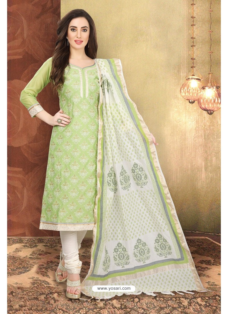 Buy Chanderi Silk Readymade Salwar Suit Online