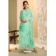 Sea Green Designer Palazzo Salwar Suit