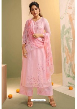 Pink Designer Palazzo Salwar Suit