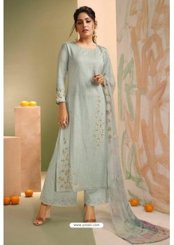 Taupe Designer Palazzo Salwar Suit