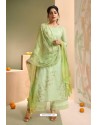 Green Designer Palazzo Salwar Suit