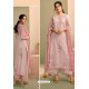 Adorable Pink Designer Palazzo Salwar Suit