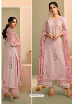 Adorable Pink Designer Palazzo Salwar Suit