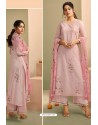 Adorable Pink Designer Palazzo Salwar Suit