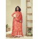 Orange Latest Pure Zam Cotton Palazzo Suit