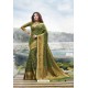 Forest Green Festive Wear Designer Jacquard Silk Saree