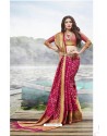 Rani Pink Festive Wear Designer Jacquard Silk Saree