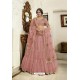 Pink Net Designer Lehenga Choli