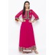 Rani Pink Designer Georgette Party Wear Kurti