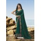 Teal Green Party Wear Soft Art Silk Saree