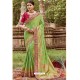 Green Classic Wear Jacquard Silk Designer Saree