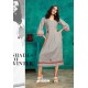 Grey Designer Party Wear Readymade Kurti