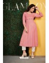 Pink Designer Party Wear Readymade Kurti