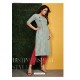 Grey Cotton Party Wear Readymade Kurti