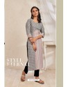 Grey Designer Party Wear Readymade Kurti